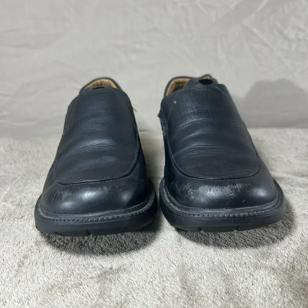 Timberland Smart Comfort Waterproof Black Leather Slip-On Loafer Men's Size 8.5